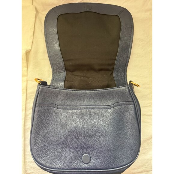 Marc Jacobs Empire City Mini Pebbled Leather Messenger Bag Guitar Strap - Picture 3 of 10